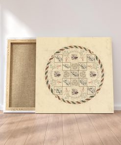 9 Esma-ül Hüsna Tablo