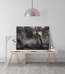 Yalnız İhtiyar Tablo