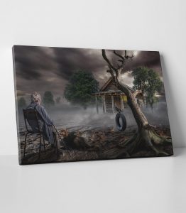 Yalnız İhtiyar Tablo - Görsel 2