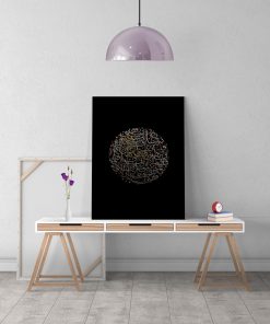 Karalama Hat Sanatı Tablo