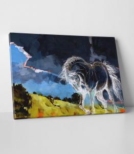 At Yağlı Boya Tablo - Görsel 2