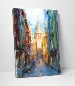 Galata Kulesi Kanvas Tablo - Görsel 2