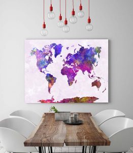 Dünya Haritası Tablo