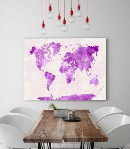 Dünya Haritası Tablo