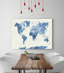 Dünya Haritası Tablo