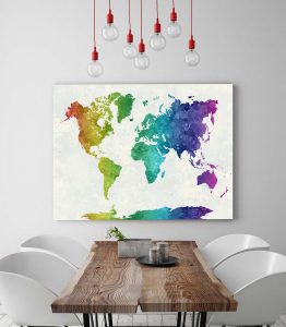 Dünya Haritası Tablo