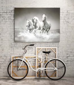 Beyaz Atlar Tablo - Görsel 3