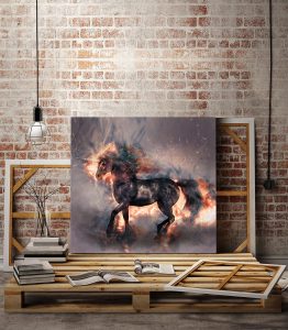 Unicorn Kanvas Tablo