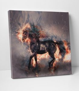 Unicorn Kanvas Tablo - Görsel 2