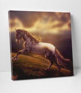 Yağlı Boya At Tablo - Görsel 2