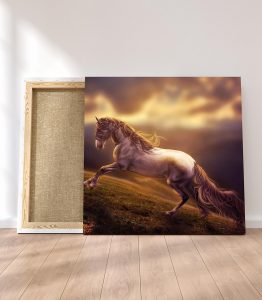 Yağlı Boya At Tablo - Görsel 3