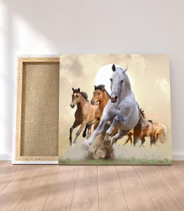 Koşan Atlar Kanvas Tablo - Görsel 3