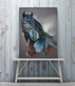 Yağlı Boya At Tablo