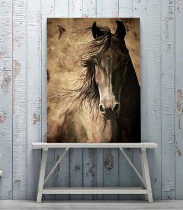 Yağlı Boya At Tablo - Görsel 3