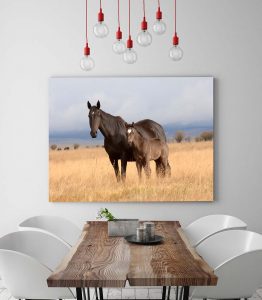 Kahverengi At Tablo - Görsel 3