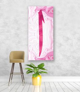 Elif Harfi Kanvas Tablo