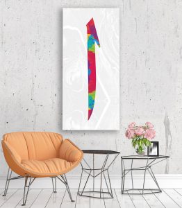 Elif Harfi Kanvas Tablo - Görsel 3