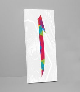 Elif Harfi Kanvas Tablo - Görsel 2