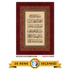 Fetih Suresi 1-3. Ayet Tablo
