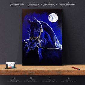 Yağlı Boya At Tablo - Görsel 3