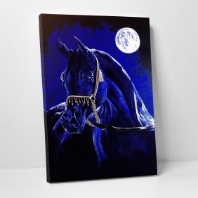 Yağlı Boya At Tablo - Görsel 2