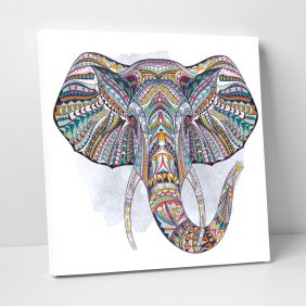 Mandala Fil Tablo - Görsel 2