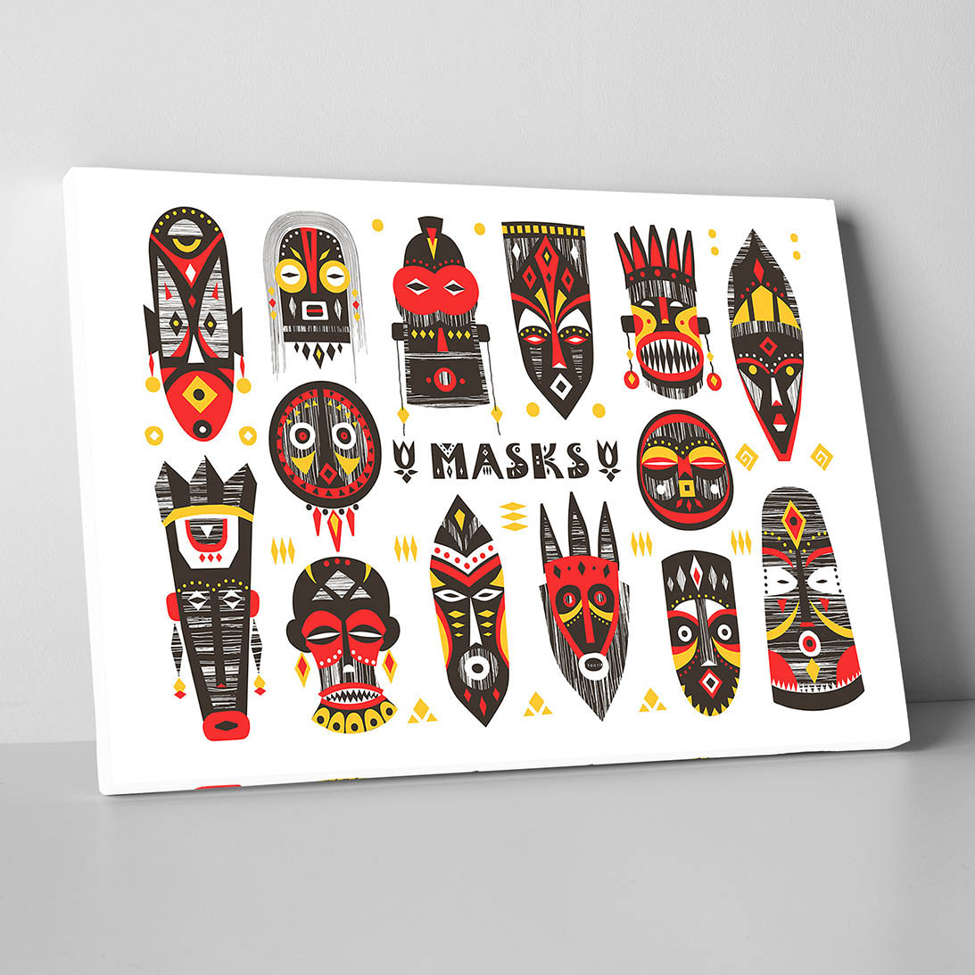 afrika maskeleri tablo 02