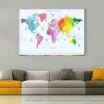 Dünya Haritası Tablo