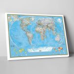 Dünya Haritası Tablo - Görsel 2
