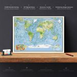 Dünya Haritası Tablo - Görsel 3