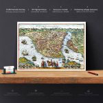 Eski İstanbul Gravürü Tablo - Görsel 3