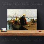 Fausto Zonaro Boat Tablo - Görsel 3