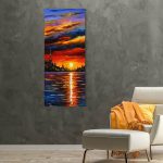 Günbatımı Kanvas Tablo